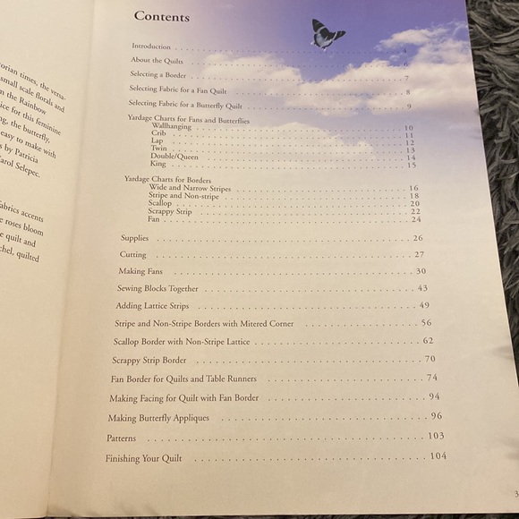 Fans & Flutterbys QUILT BOOK - Picture 6 of 13